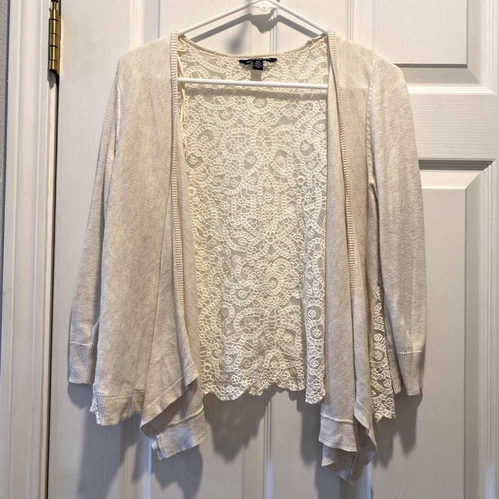 AE lace sweater